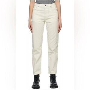 6397 495 Button fly Jeans in Vintage White